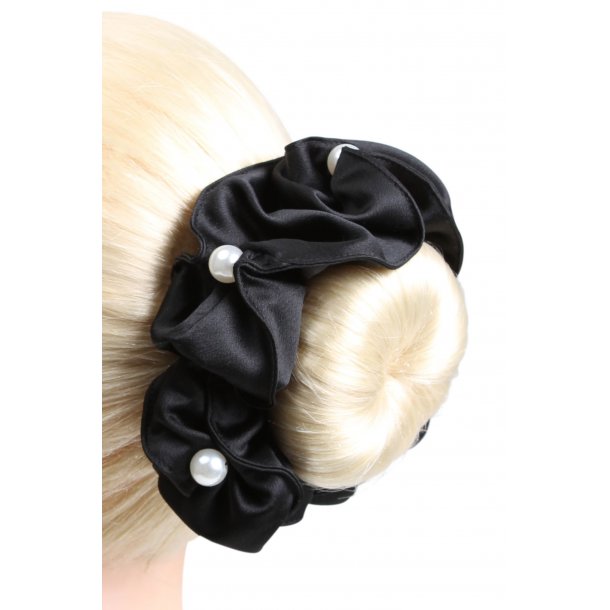 SD Design Satin Pearl Scrunchie