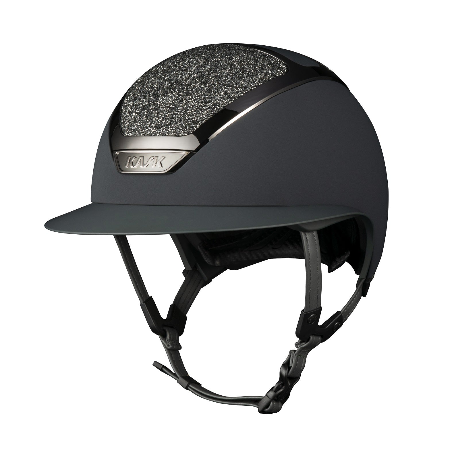 Kask Swarovski Midnight - regular peak or wide peak