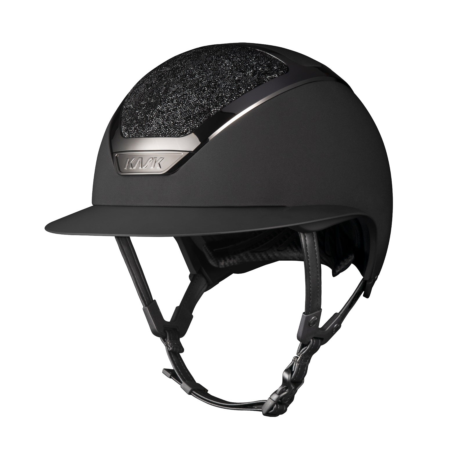 Kask Swarovski Midnight - regular peak or wide peak