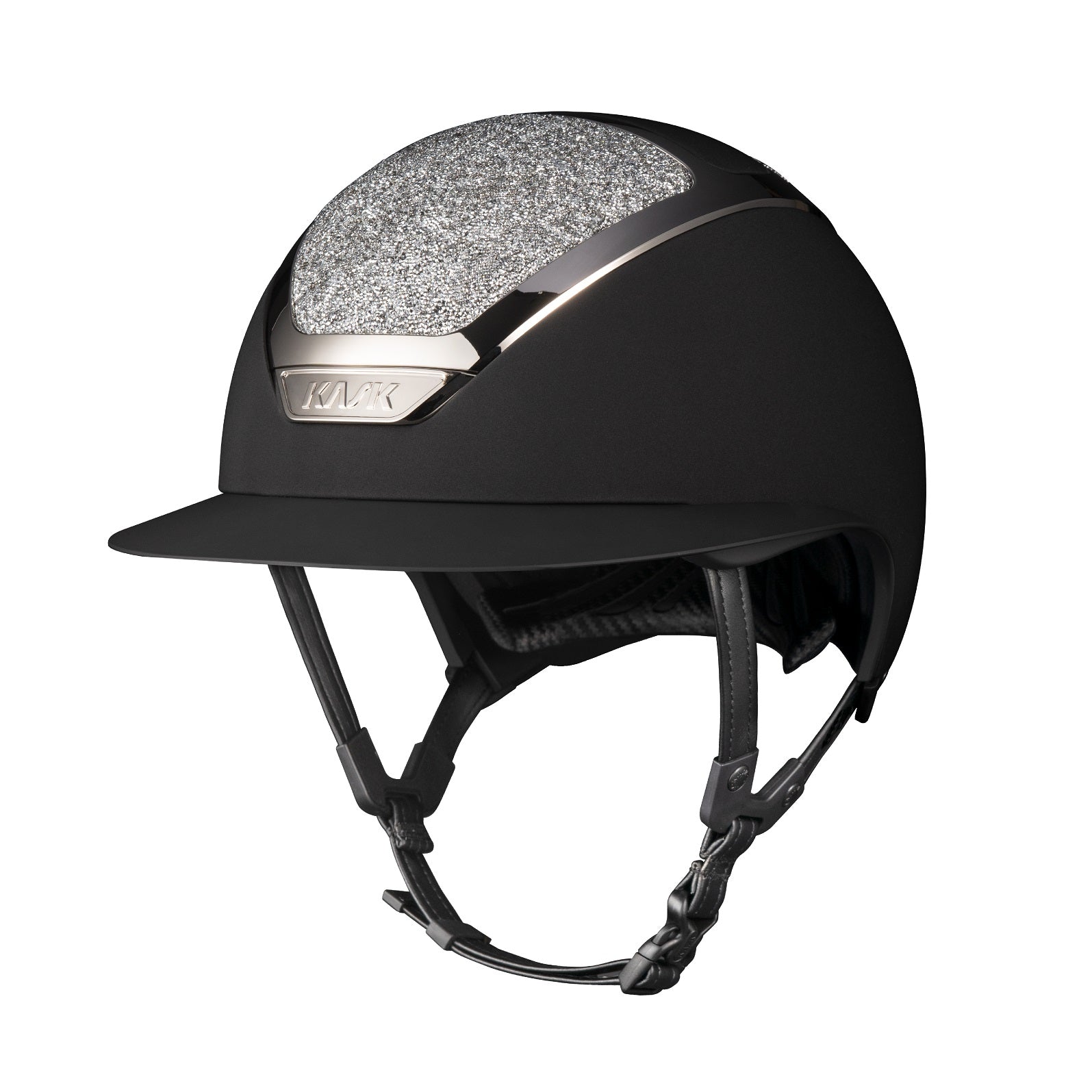 Kask Swarovski Midnight - regular peak or wide peak