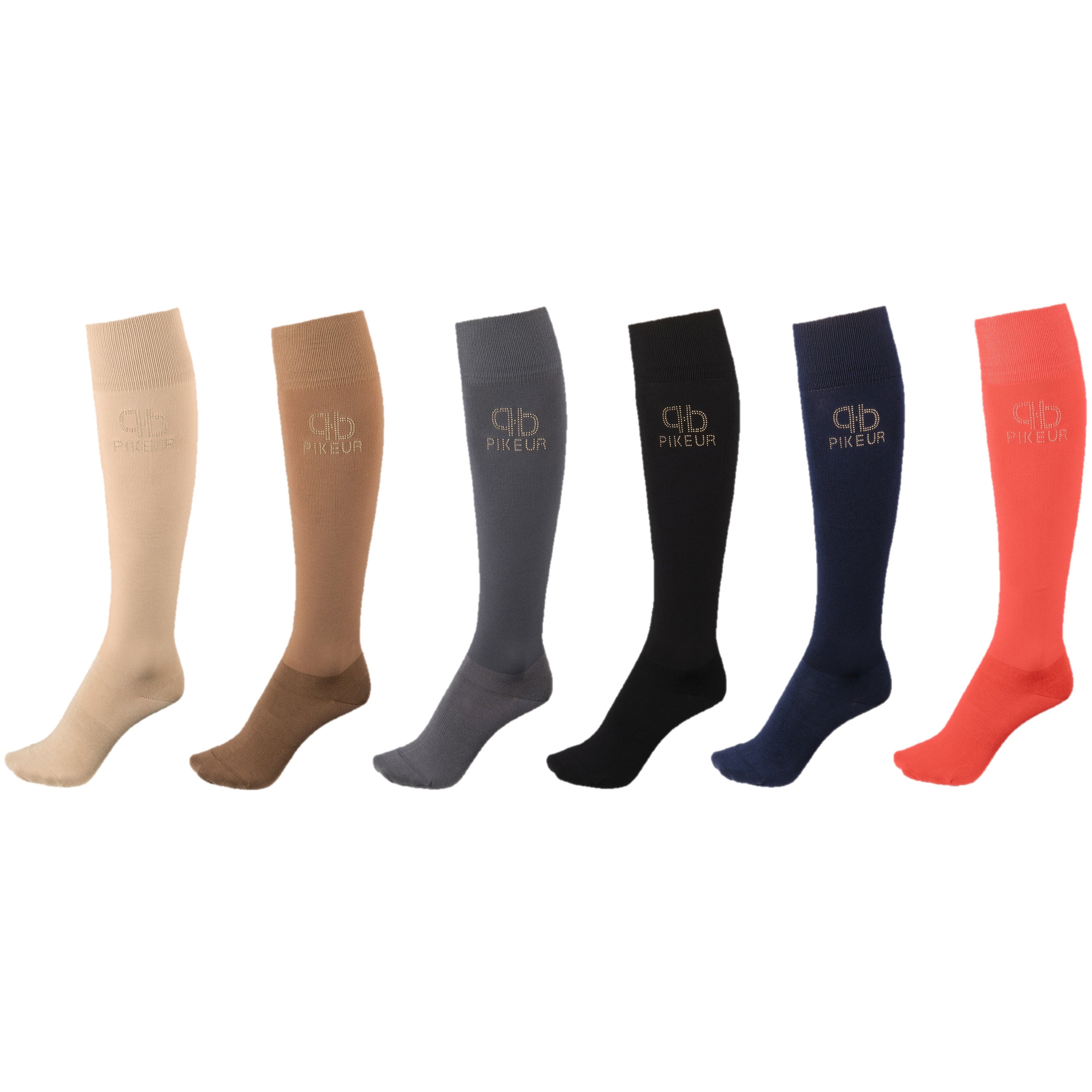 Pikeur Knee Socks Gold Studs