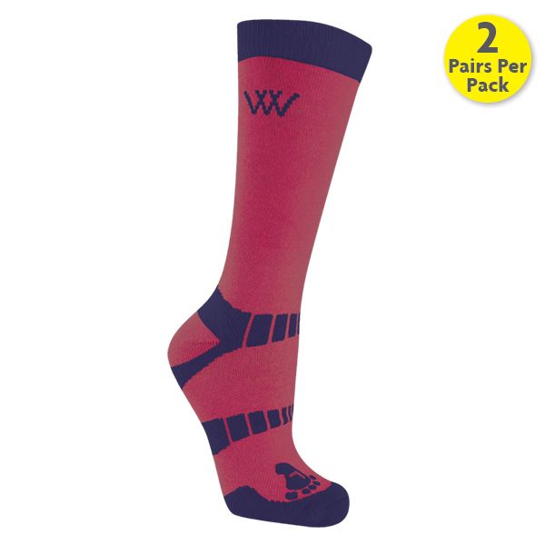 Woof Wear Short Bamboo Waffle Riding Socks