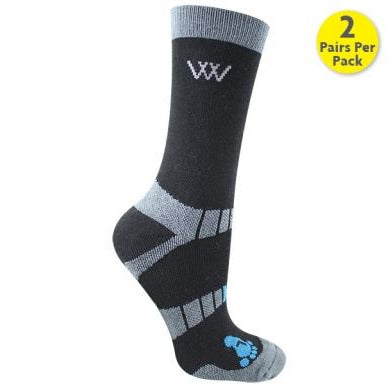 Woof Wear Short Bamboo Waffle Riding Socks