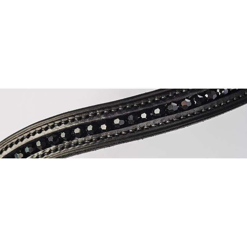 Fairfax Black Crystal Browband