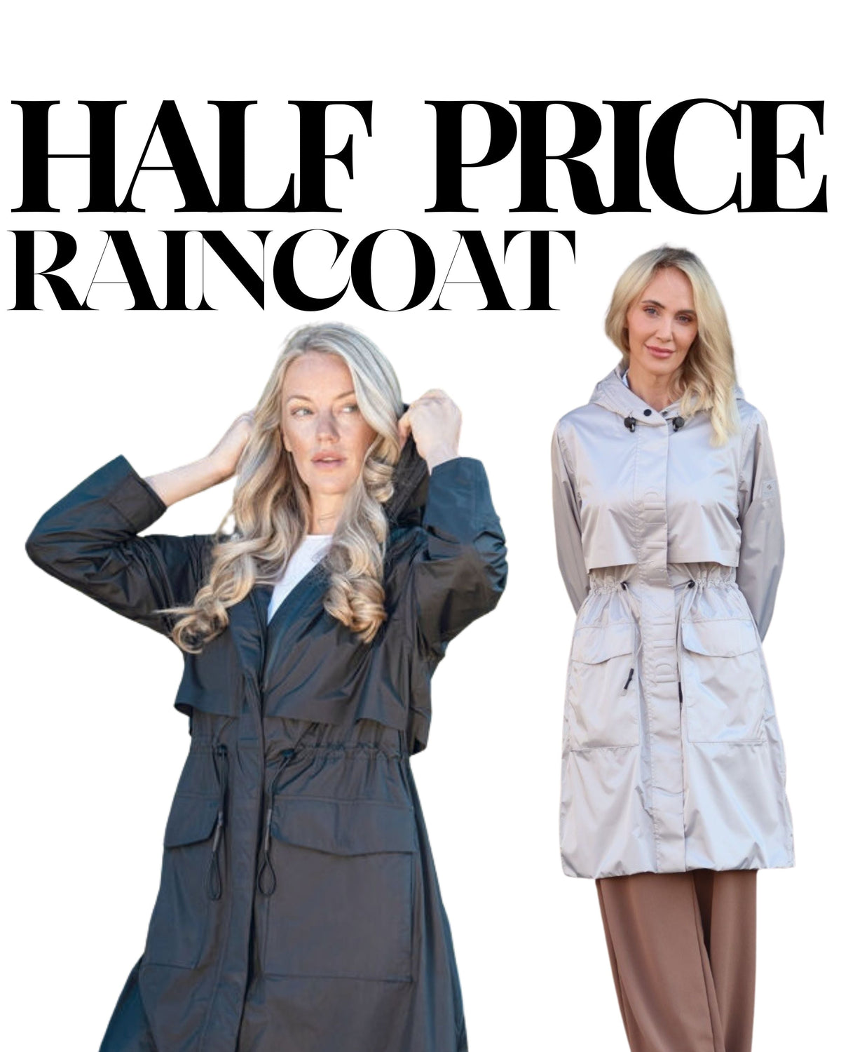 50% OFF RAINCOAT!