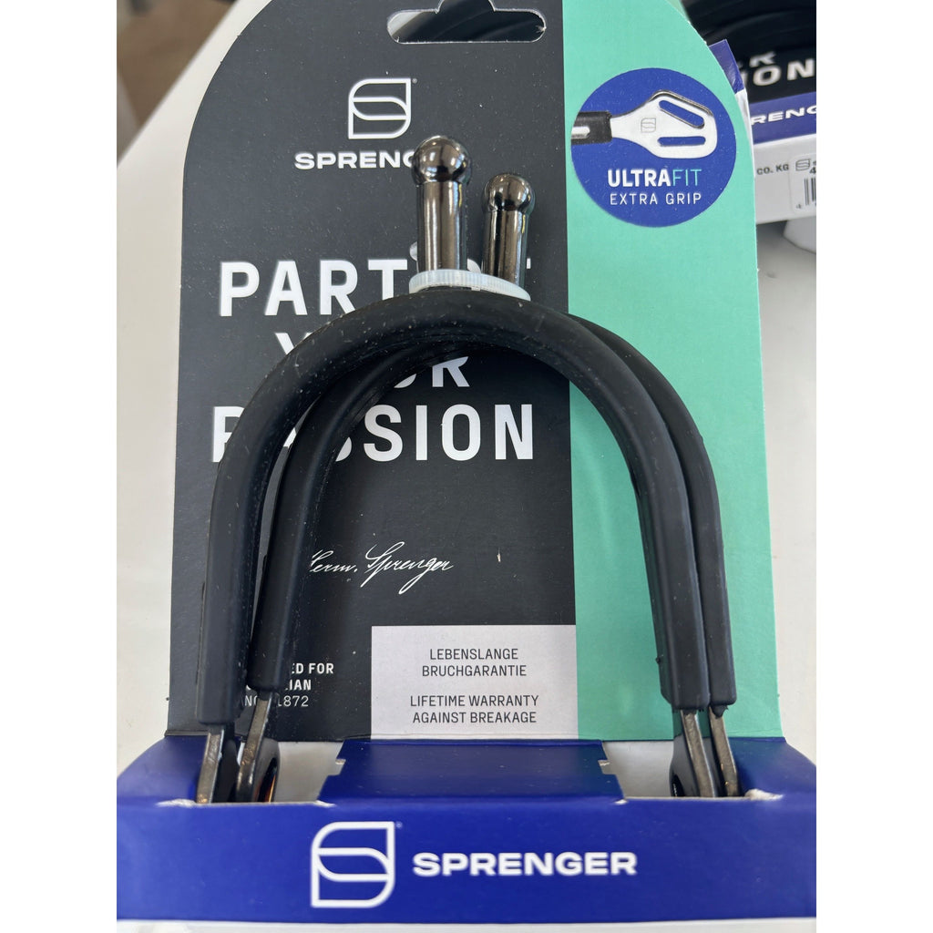 Sprenger 'Black Series' Ultra Fit Extra Grip Spurs - Ball End