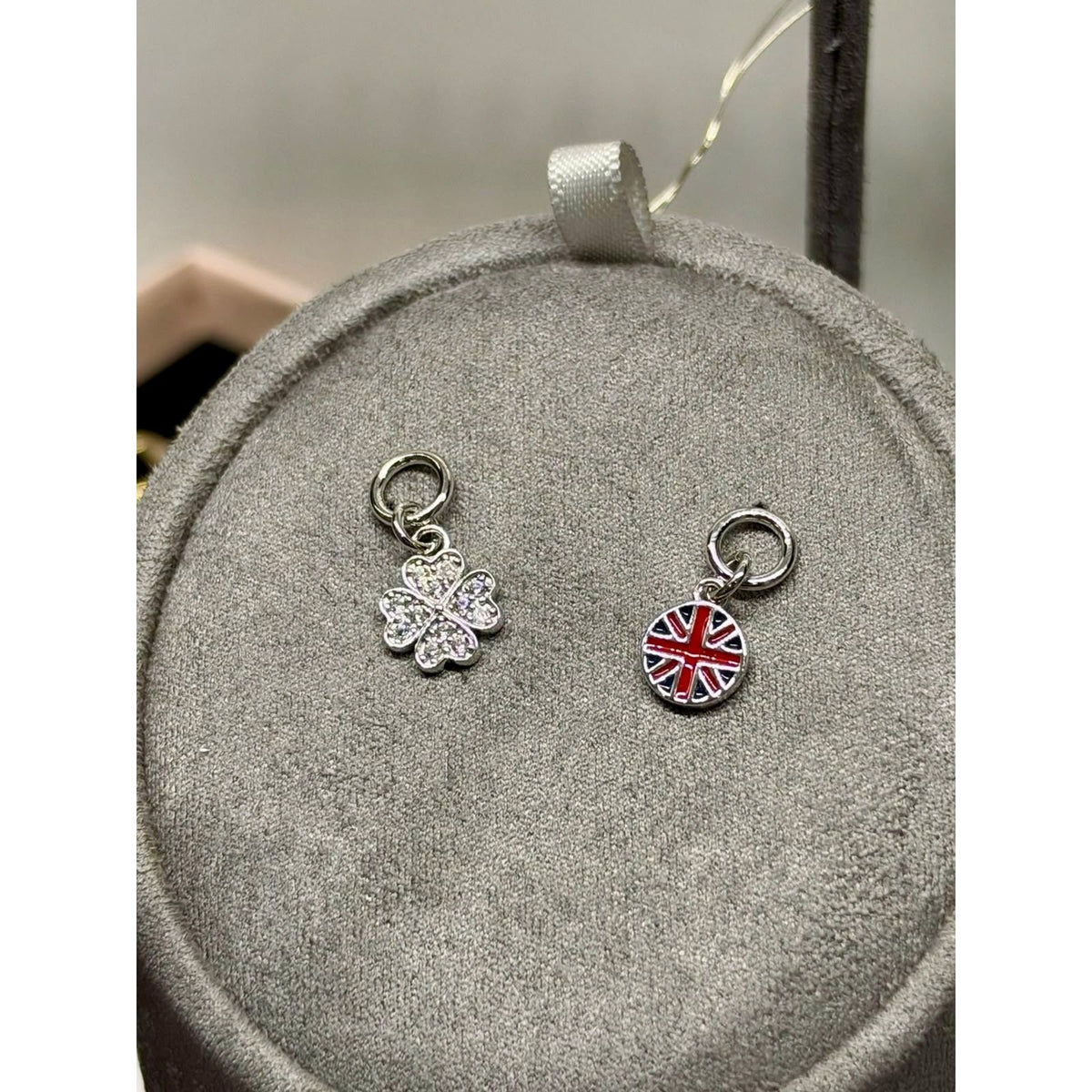Ruby Collection - Earring Union Flag Charm