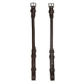 Schockemohle Anatomical Bridle Cheek Pieces Rolled Leather - COB