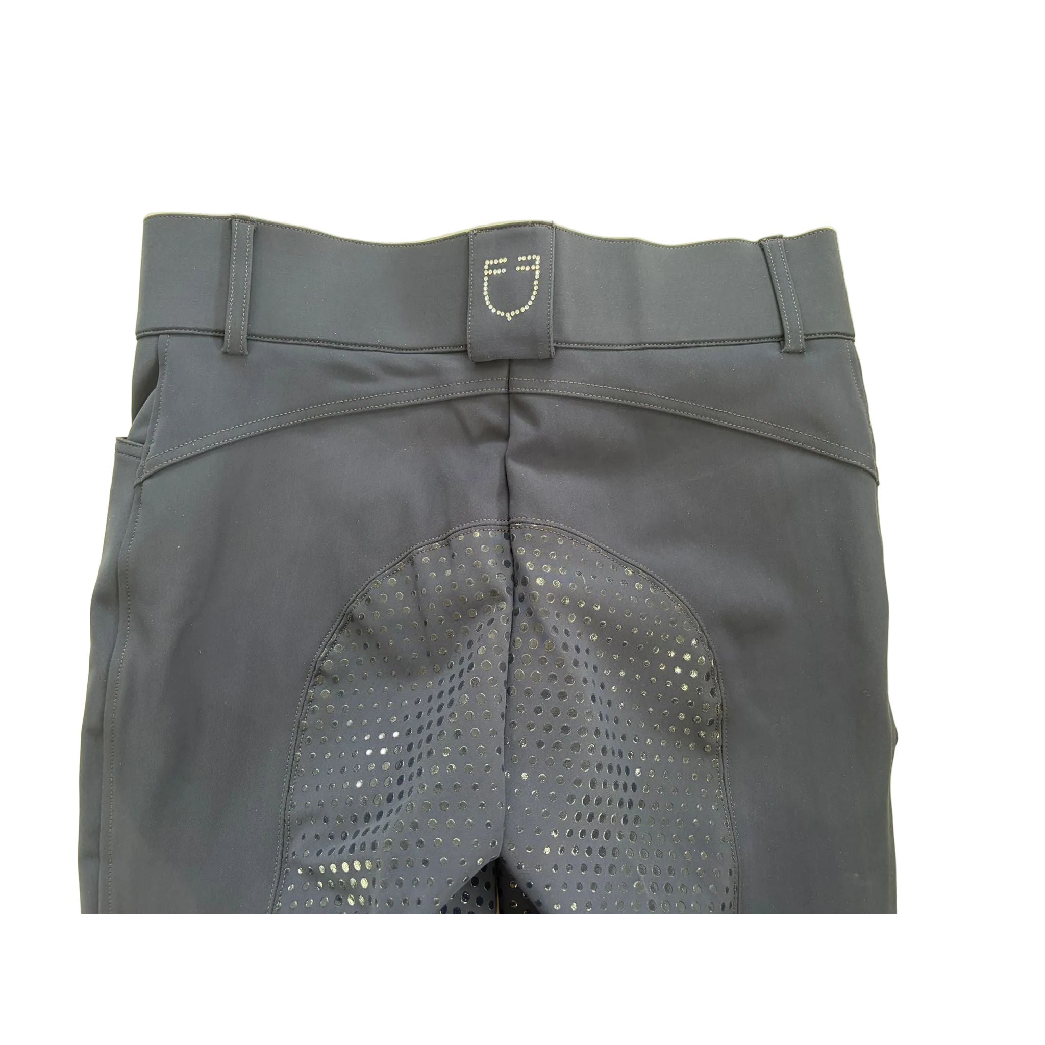 Equestro SS26 High Waist Full Grip Breeches - Navy