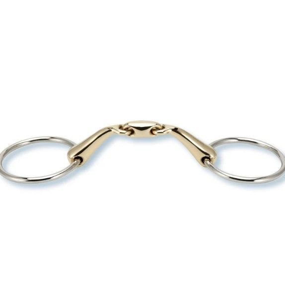 Stubben 2223 Anatomic Loose Ring Snaffle Double Broken Level 1