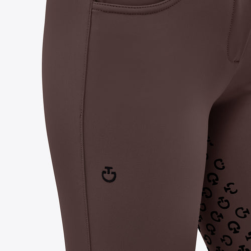 Cavalleria Toscana  Full Grip Dressage Breech - Dark Chocolate PAD096