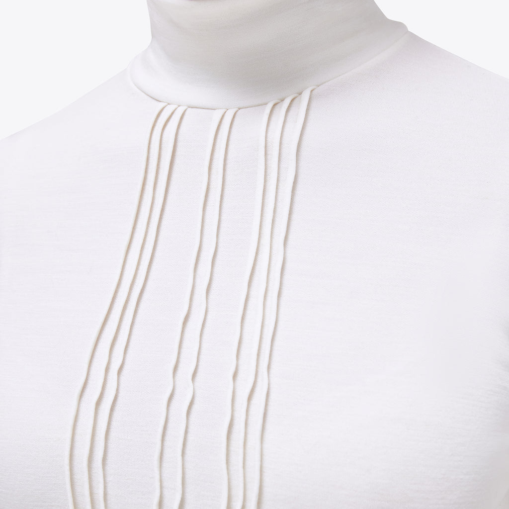 Cavalleria Toscana Turtle neck Polo - Off White POD364 - XS