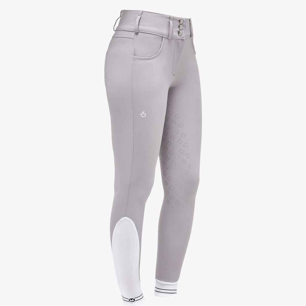 Cavalleria Toscana High Waist Full Grip Breech - Light Grey PAD157 - GER34