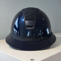 Samshield Miss Shield 2.0 Glossy Blue with Crystal Leaf top and Frontal Band M - S304