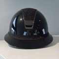 Samshield Miss Shield 2.0 Glossy Black with Crystal Leaf Top and Frontal Band M - S308