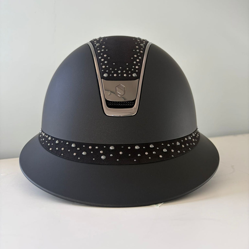 Samshield Miss Shield 2.0 Shadowmatt Black with Night Pearl Top and Frontal Band M - S314