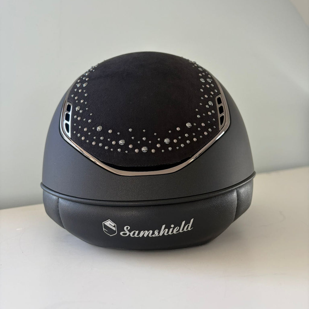 Samshield Miss Shield 2.0 Shadowmatt Black with Night Pearl Top and Frontal Band M - S314