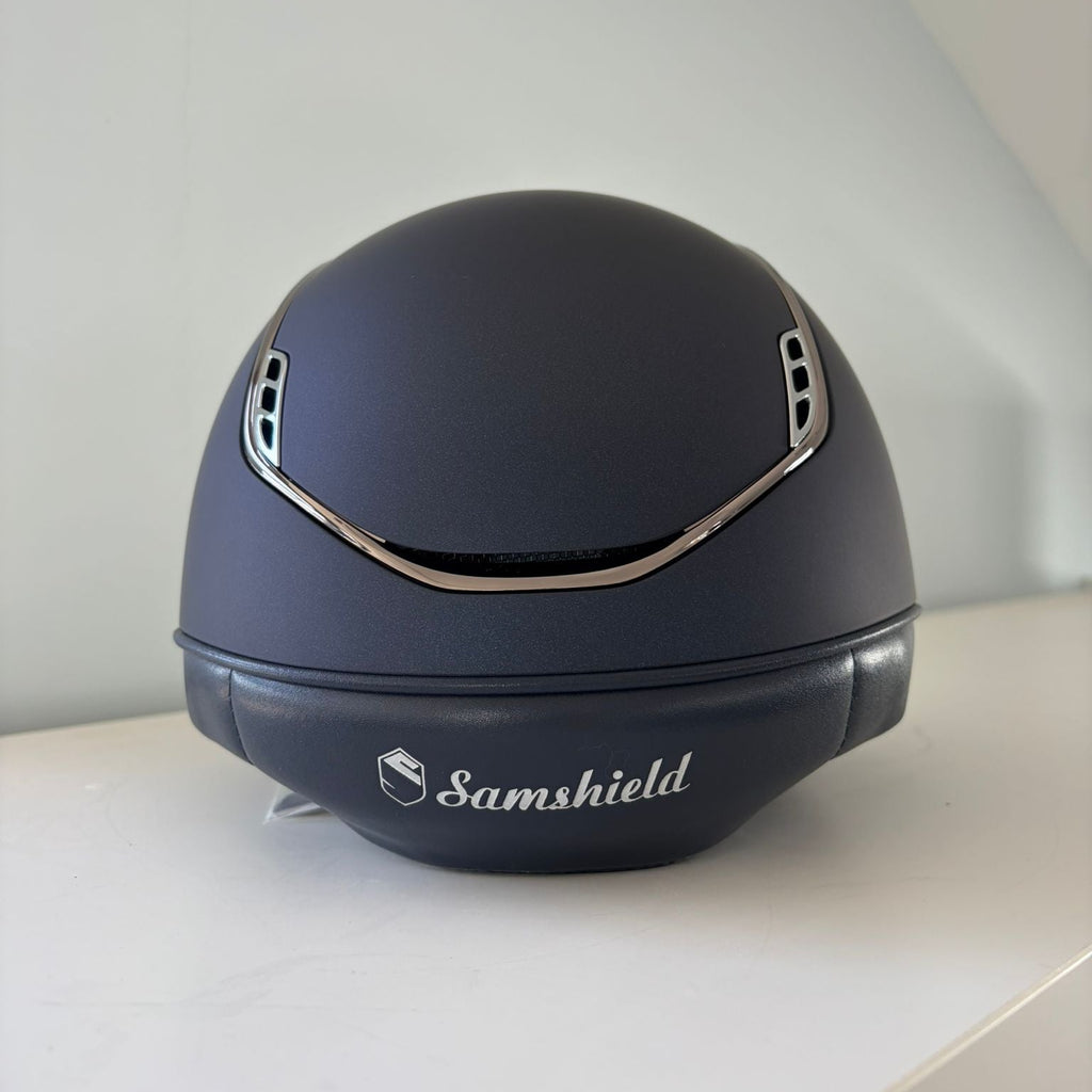 Samshield 2.0 Shadowmatt Blue with Blue Crystal Fabric Badge M - S316