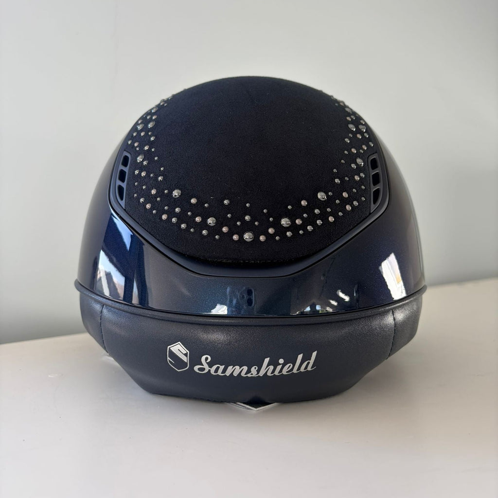 Samshield Miss Shield 2.0 Glossy Blue with Matt Trim & Night Pearl Top and Frontal Band M - S320