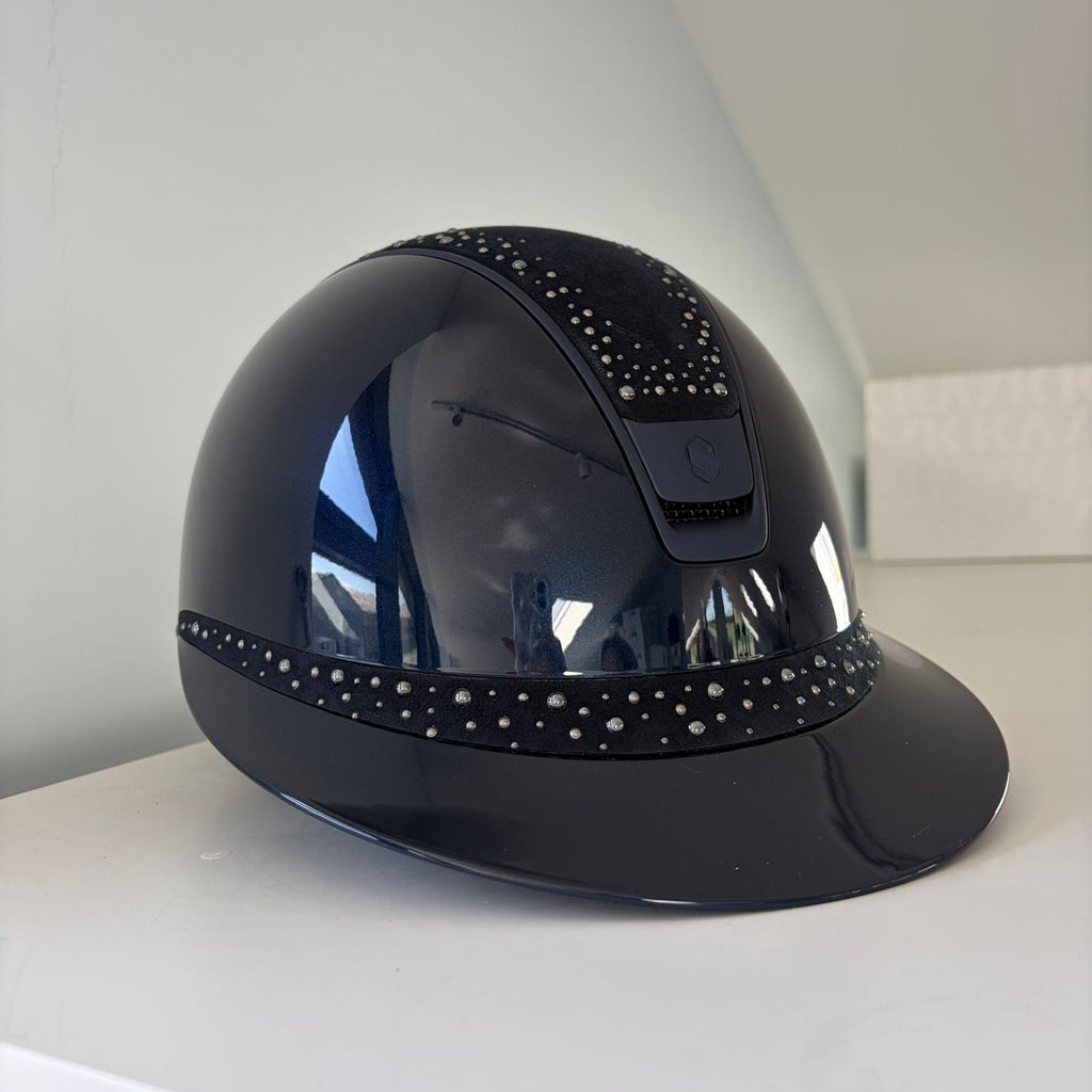 Samshield Miss Shield 2.0 Glossy Blue with Matt Trim & Night Pearl Top and Frontal Band M - S320