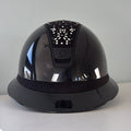 Samshield Miss Shield 2.0 Glossy Black with Pearl Drops Top and Alcantara Frontal Band M - S327