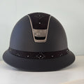 Samshield Miss Shield 2.0 Shadowmatt Black with Celestial Crystal Top and  Frontal Band S - S329
