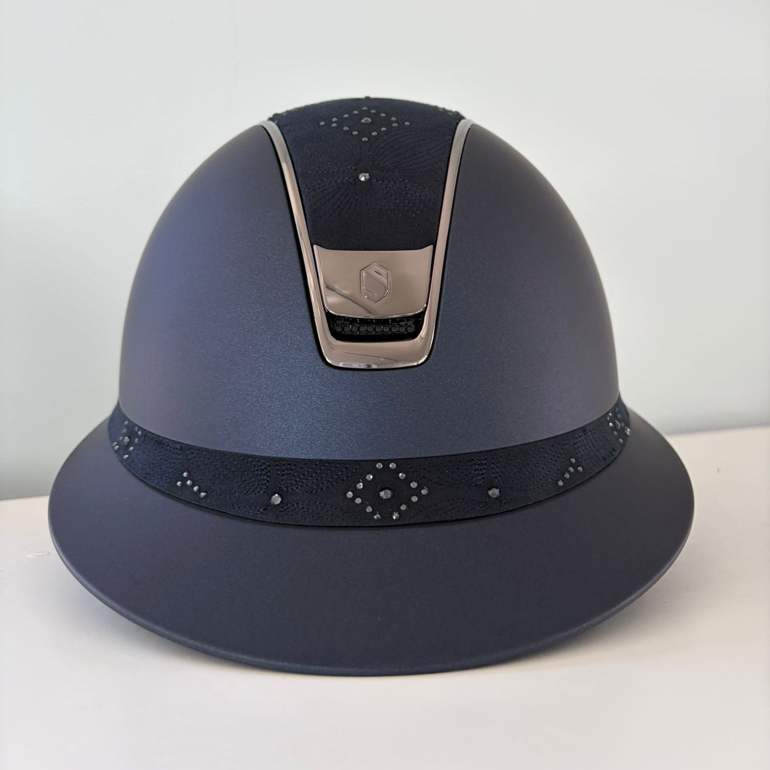 Samshield Miss Shield 2.0 Shadowmatt Blue with Celestial Crystal Top and Frontal Band M - S335