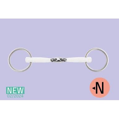 Nathe Double Jointed Bradoon - 15mm