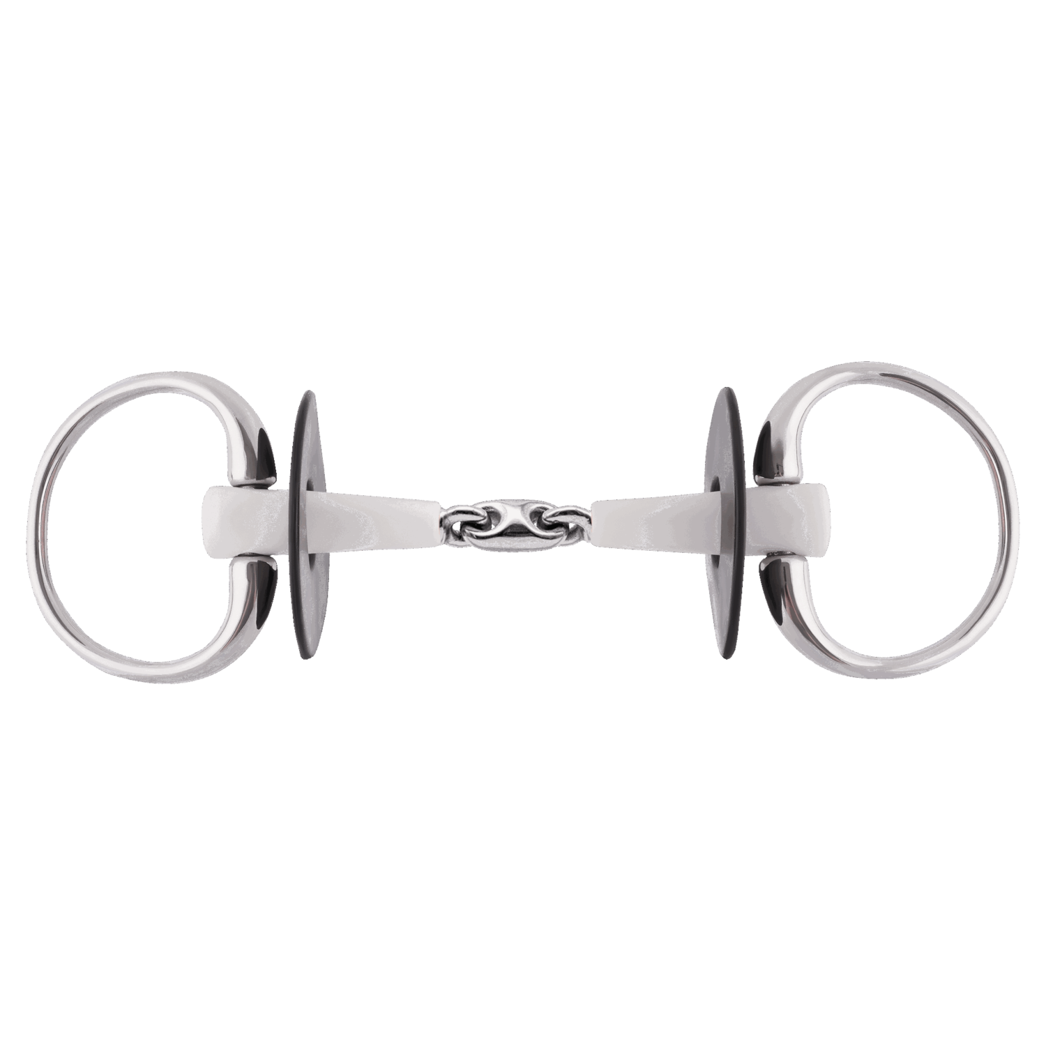 Nathe Eggbutt Double Jointed Snaffle- 70mm ring