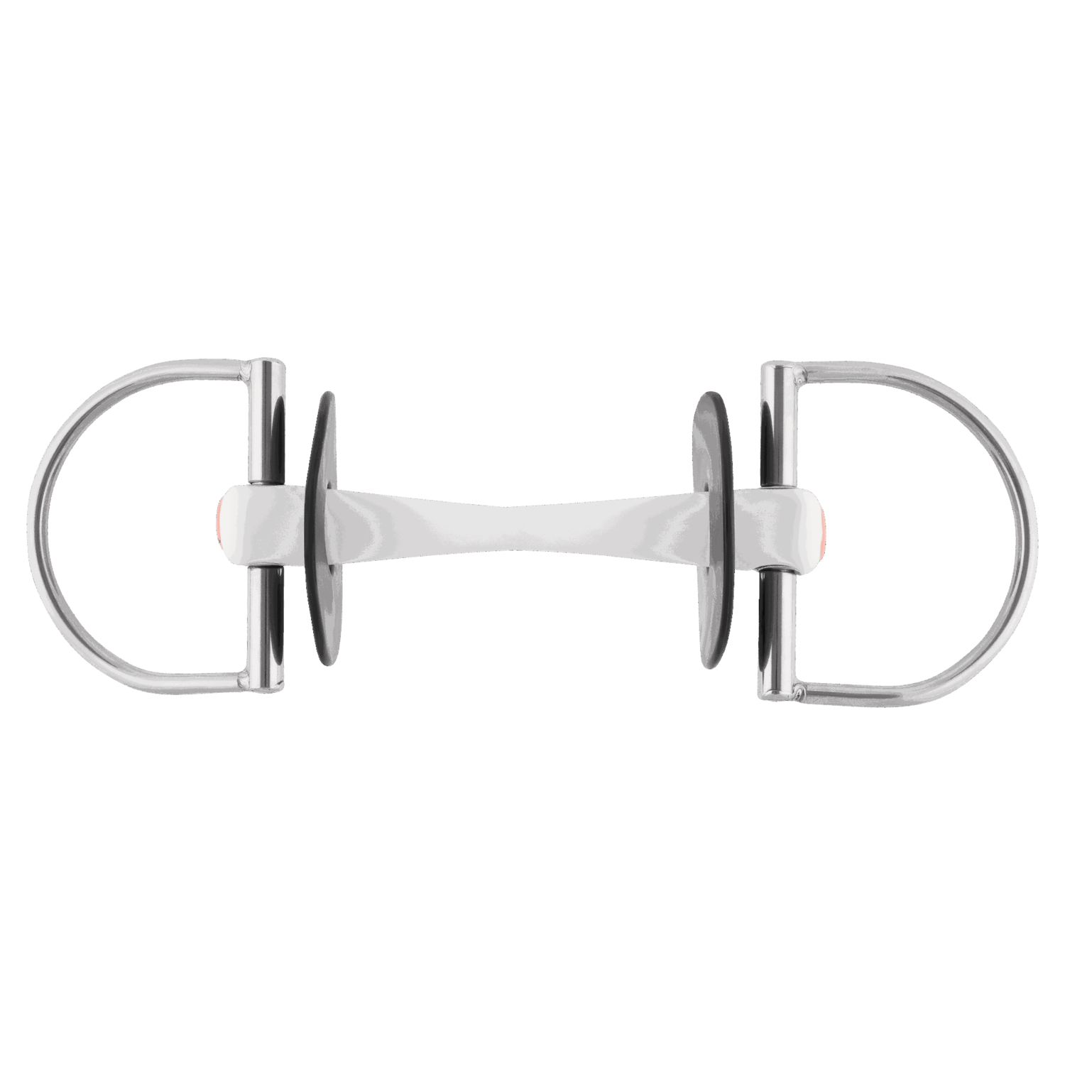 Nathe D-Ring Flexible Mullen Mouth Snaffle- 75mm ring