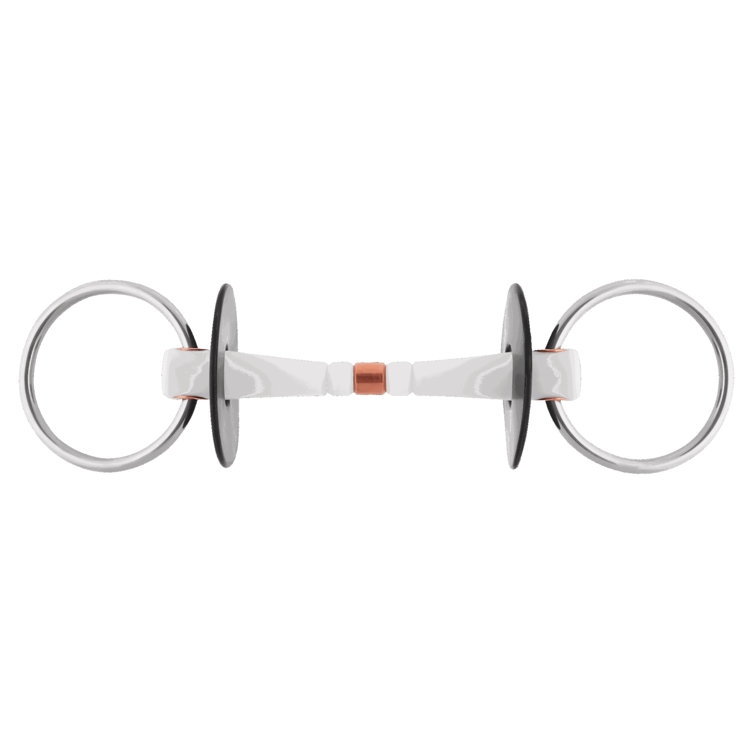 Nathe Loose Ring Snaffle with flexible copper middle- 70mm ring