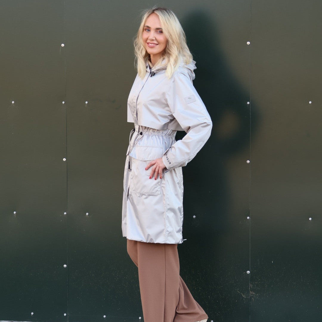 Pikeur Raincoat Selection 1021- Pearl Gray 220