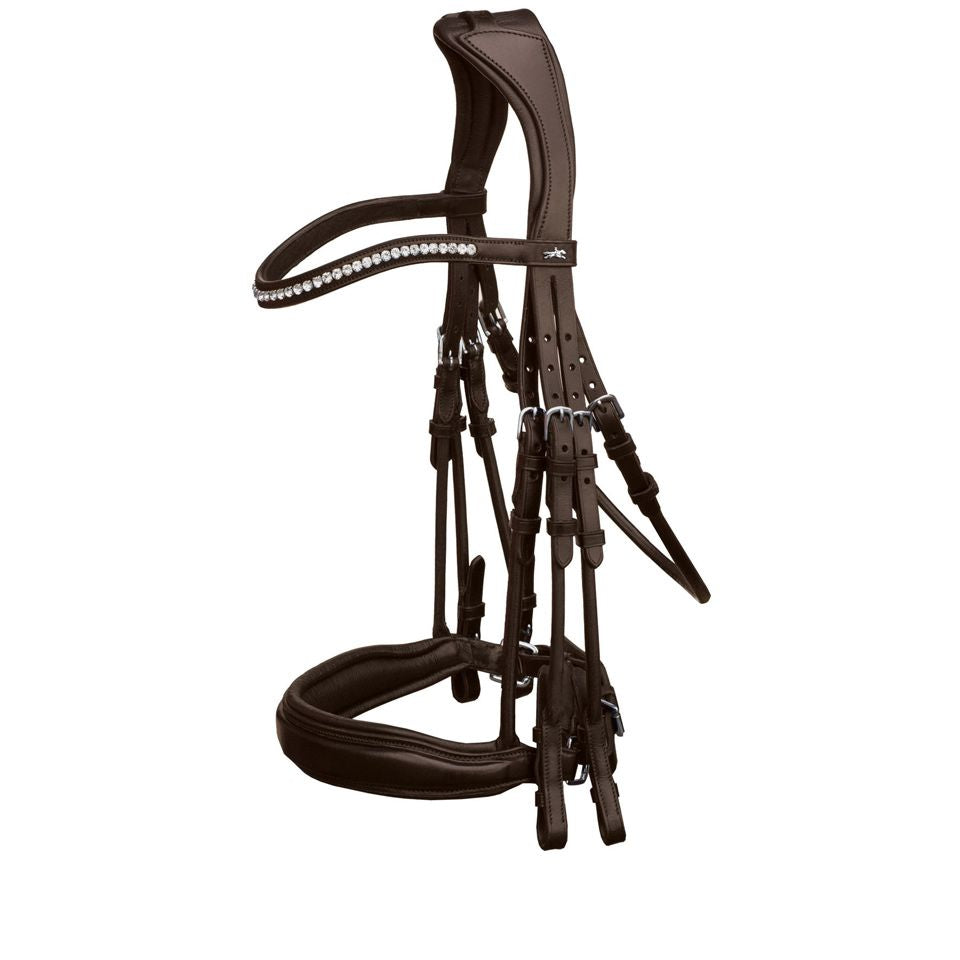 Schockemohle Venice Double Bridle - Espresso - on sale!