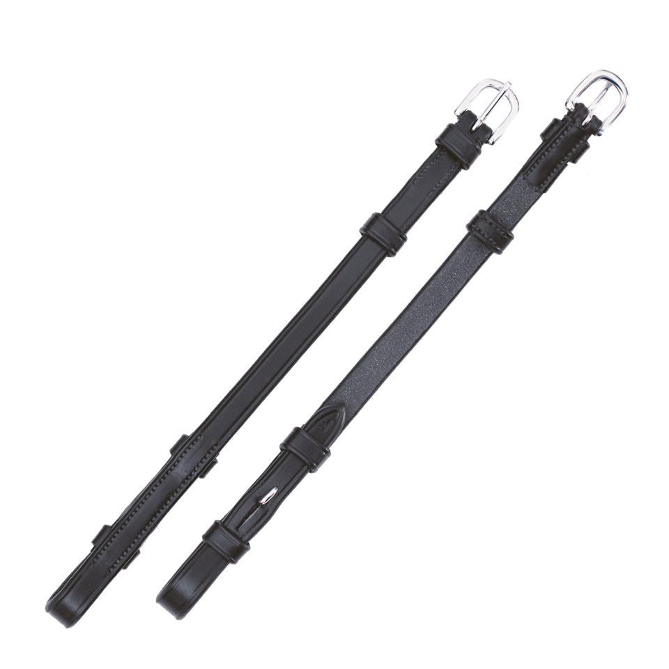 Schockemohle Anatomical Bridle Cheek Pieces Flat Leather - XFull