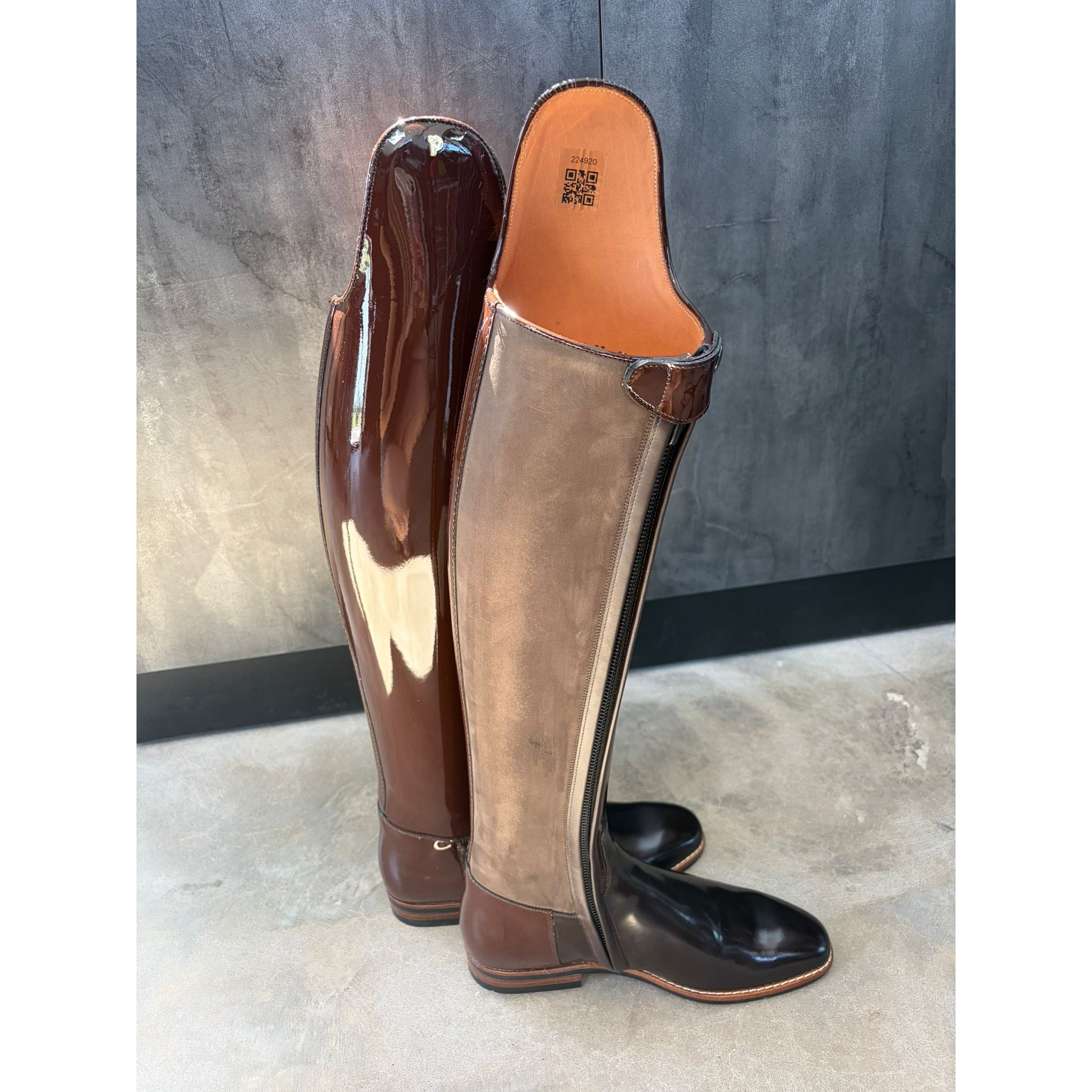 Petrie Significant Boot Brown Patent- Ready to Wear!