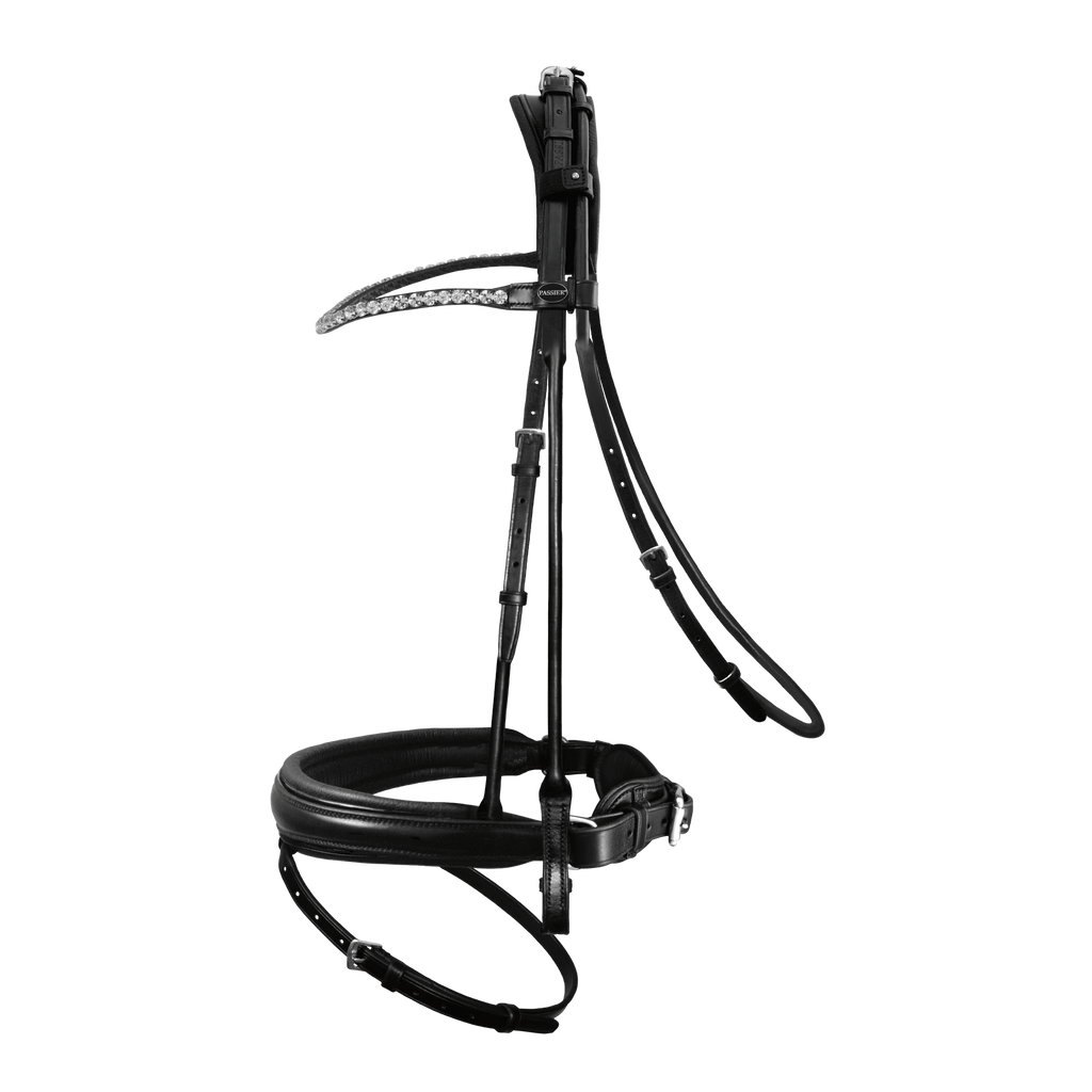 Passier NEW Harmony Rolled Snaffle Bridle - with webbing reins