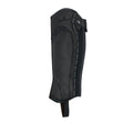 Kids' soft leather gaiters with elastic band