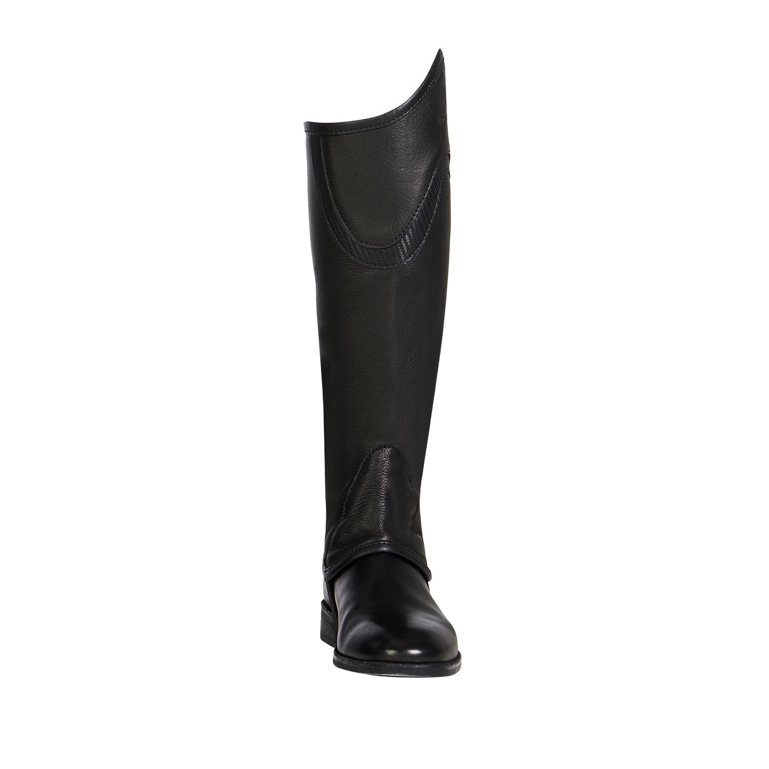 Kids' soft leather gaiters with elastic band