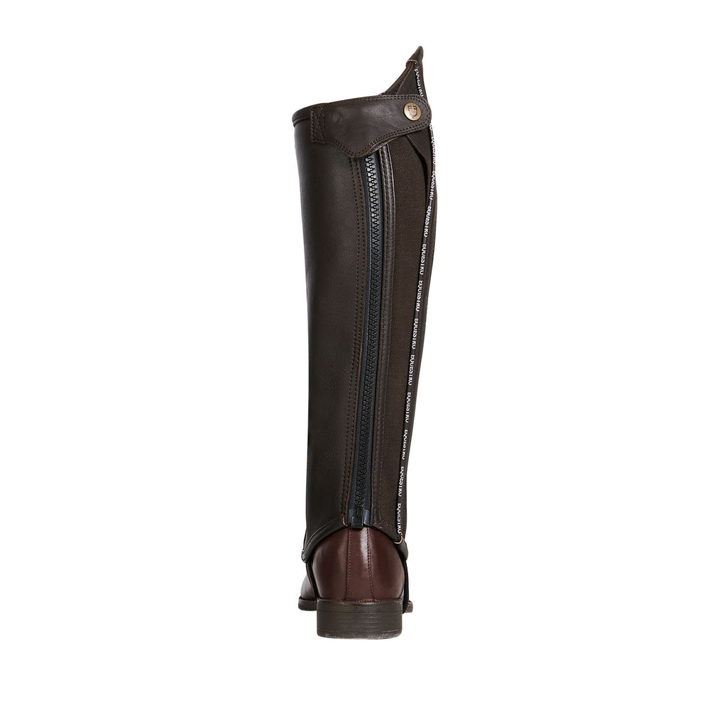 Unisex leather gaiters with contrasting profile