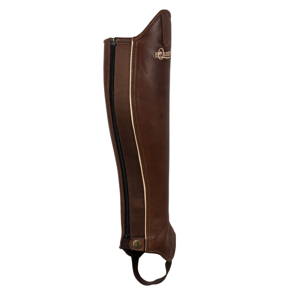LEATHER MINI-CHAPS "EXETER" MODEL