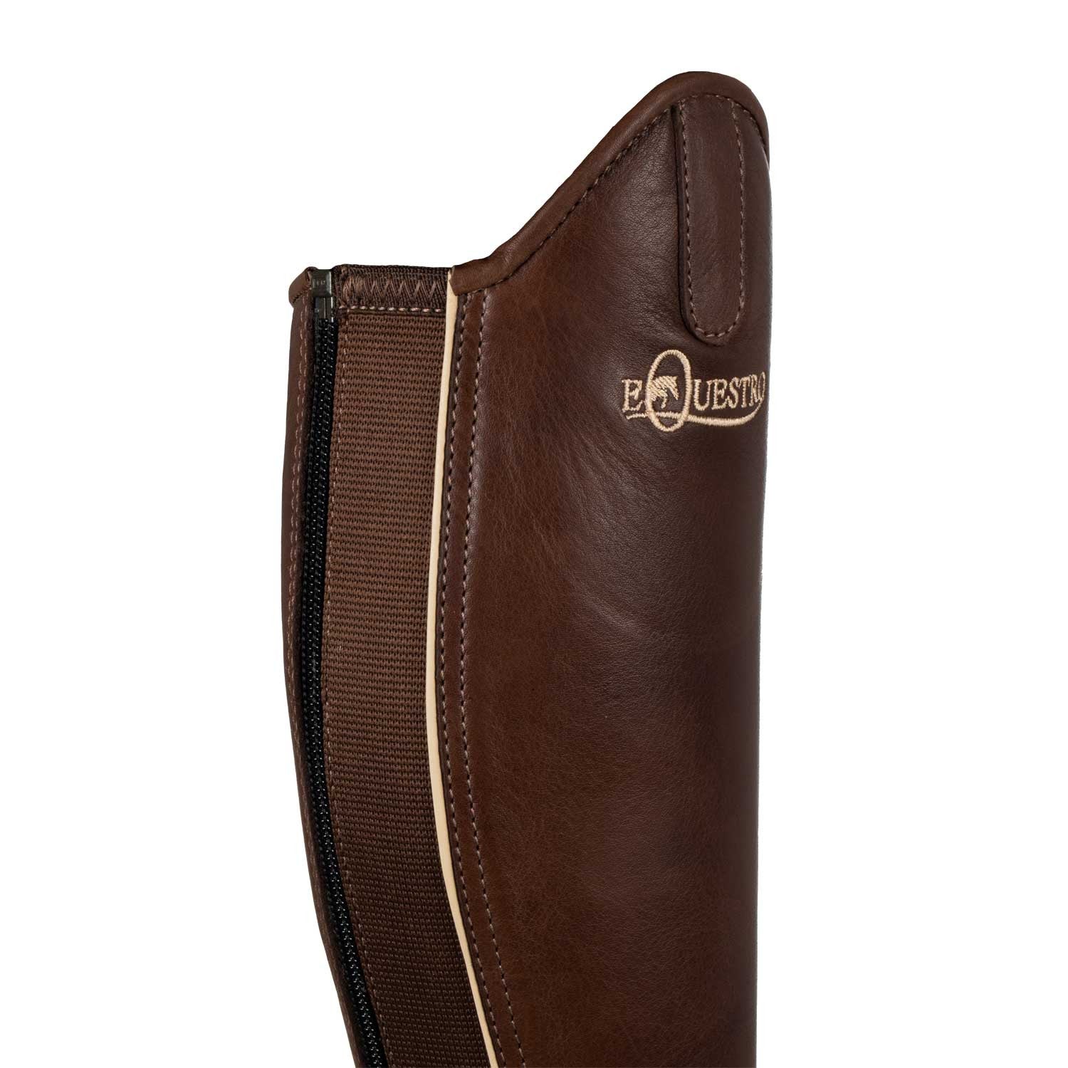 LEATHER MINI-CHAPS "EXETER" MODEL