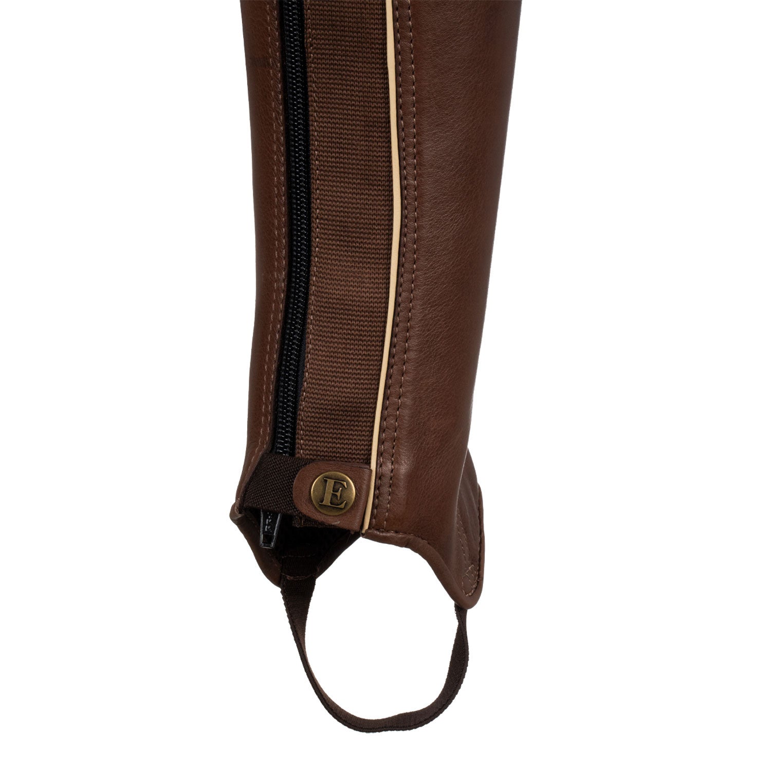 LEATHER MINI-CHAPS "EXETER" MODEL
