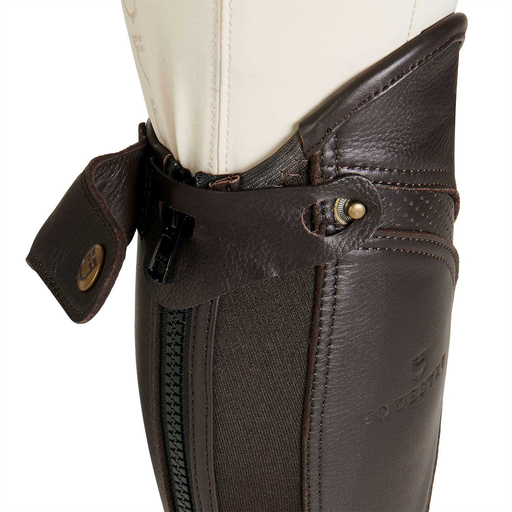 Unisex gaiters perforated leather maximum comfort