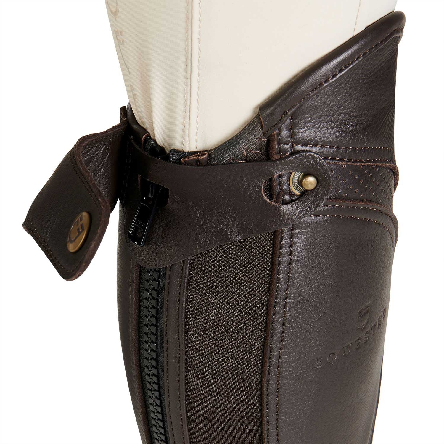 Unisex gaiters perforated leather maximum comfort