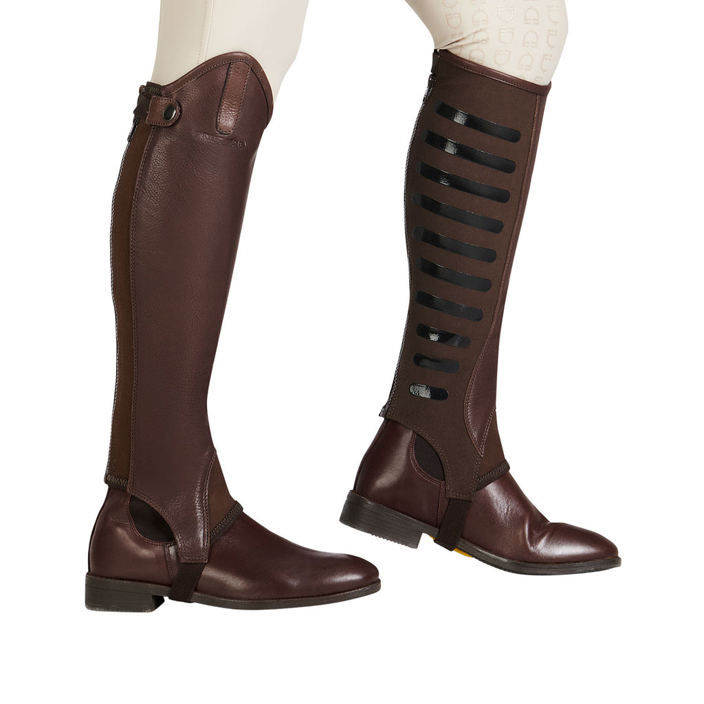 Unisex gaiters with silicone inserts