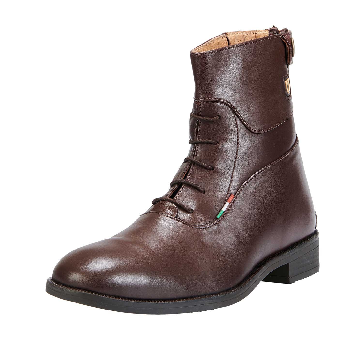 Unisex ankle boots with laces