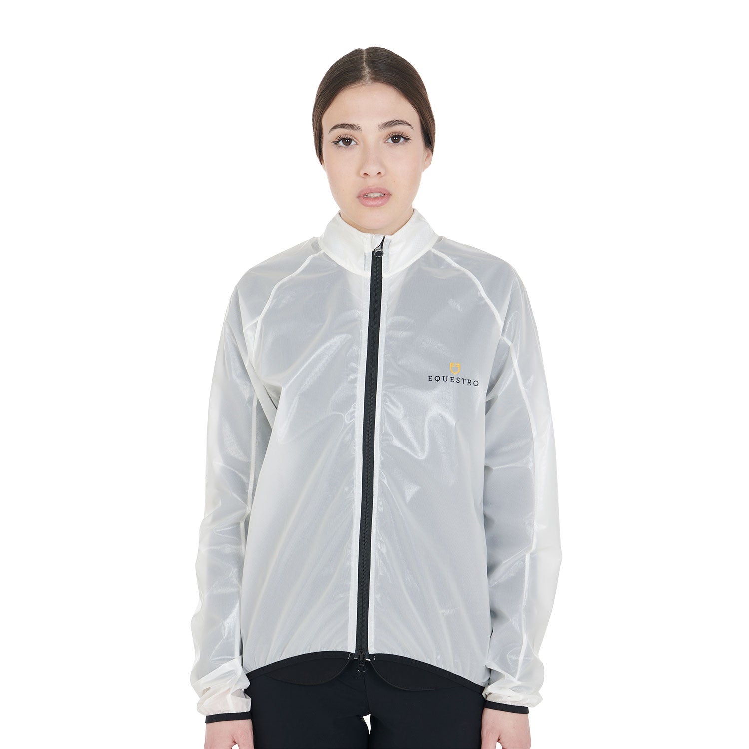 Equestro Windproof and water-repellent unisex overcoat