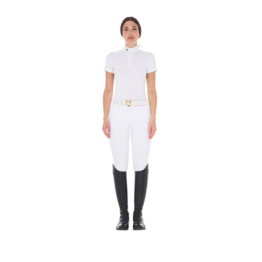 Women's slim fit stretch competition polo shirt