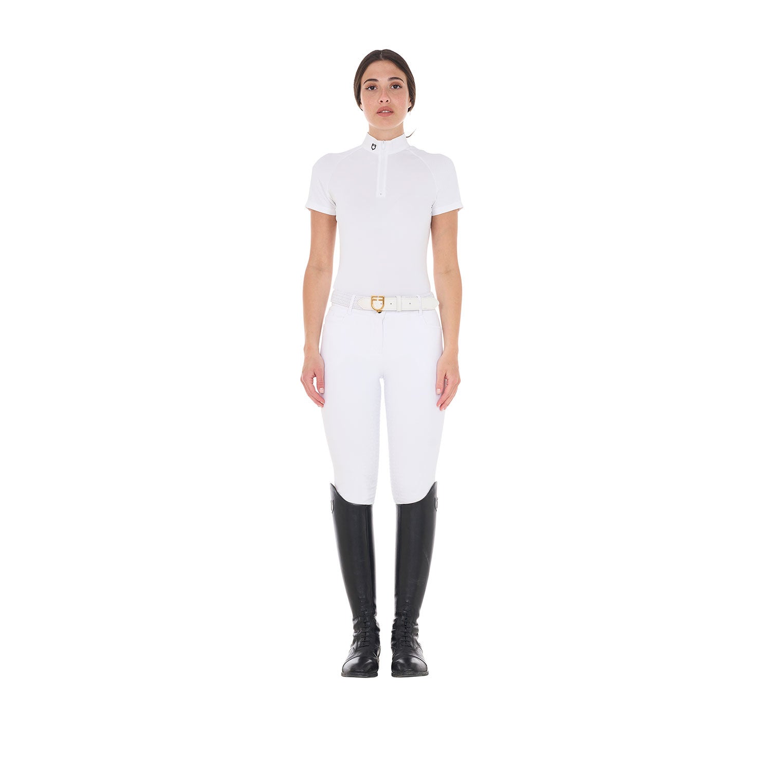 Women's slim fit stretch competition polo shirt