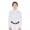 Girls' slim fit anti-UV competition polo shirt